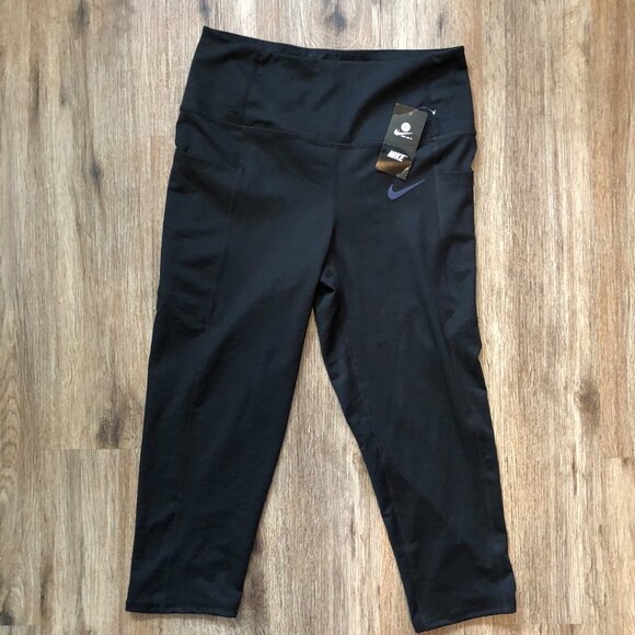 NWT NIKE Dri-Fit | Womens 3/4 Capri Tech running Pants Size XL - Picture 2 of 12